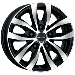 Mak Wheels – LOAD 5 3 – Black – 15″x6.5″ 52mm – Summer Wheels – F65505L3IB52TG
